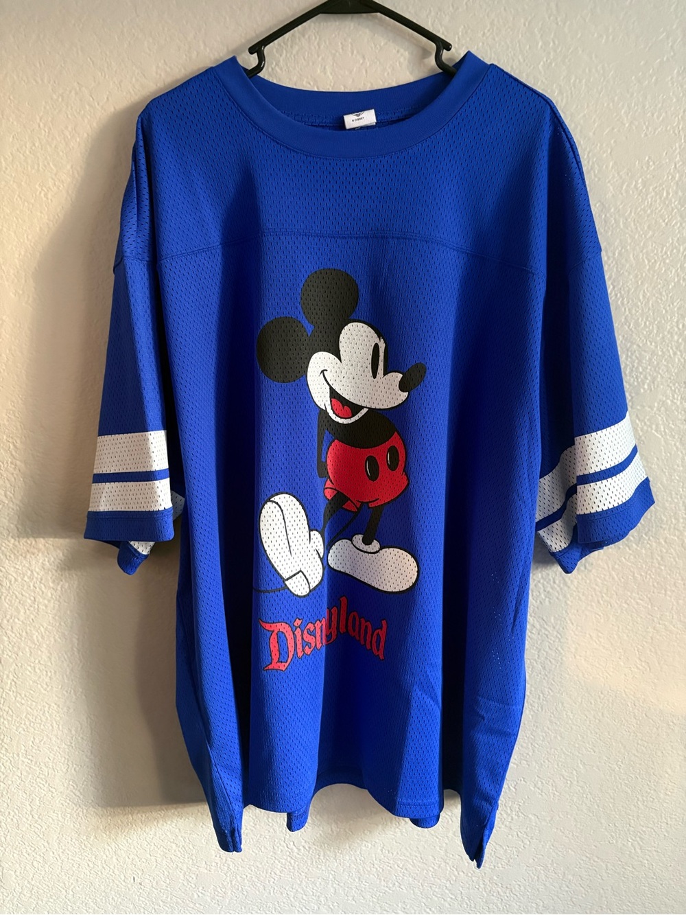 Disneyland Mickey Mouse Blue Football Jersey
